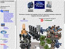 Tablet Screenshot of barrettpump.com